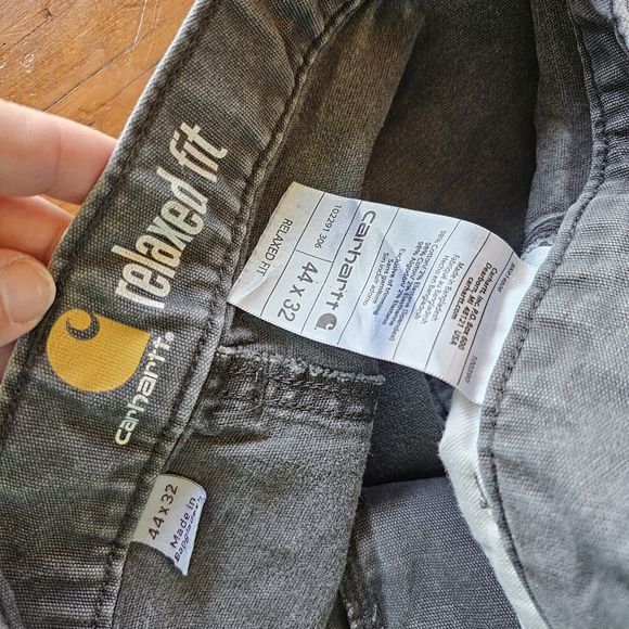Carhartt Relaxed Fit Jeans Mens Size 44x32 Washed Gray 102291 306 - Picture 2 of 5